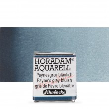 Schmincke : Horadam Watercolour Paint : Half Pan : Payne's Grey Bluish