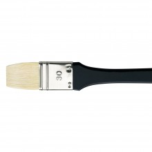 Da Vinci : Long Handled Flat Bristle Brush : 390mm : Series 7055 : Size 30mm