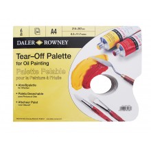 Daler Rowney : Yellow Parchment Tear Off Palettes - For Oil