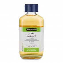 Schmincke : Mussini Oil Medium : W Makes Oils Water Mixable : 200ml