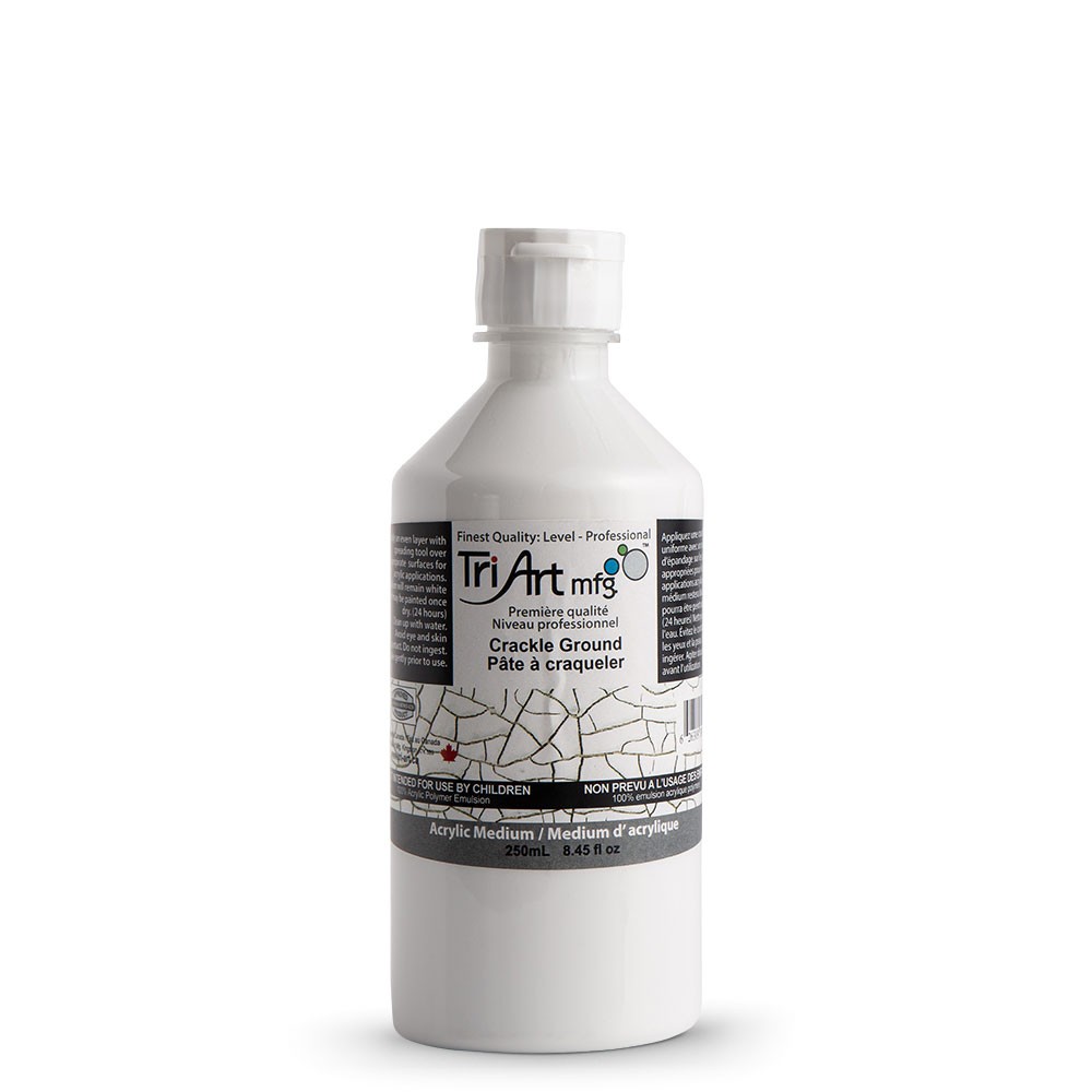 Tri-Art : Crackle Ground : 250ml - Acrylic Primer - Gesso, Grounds and  Primers - Sundries - Studio