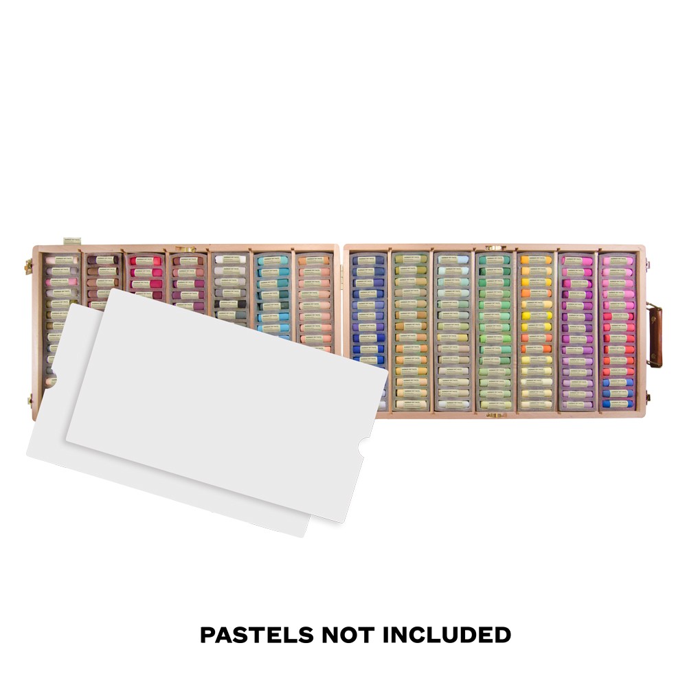 Jackson's : Empty Wooden Pastel Case : Holds 196 Jackson's or Unison Handmade Soft Pastels
