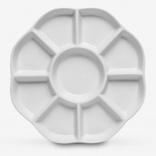 Jackson's : Palette Ceramic : Daisy Porcelain 9 well 8 in. diameter