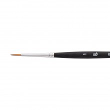 Princeton : Aqua Elite : Synthetic Kolinsky Sable : Watercolour  Brush : Series 4850 : Short Handle : Round : Size 1