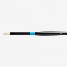 Princeton : Aspen : Synthetic Bristle Brush : Series 6500 : Long Handle : Filbert : Size 2