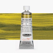 Schmincke : Mussini Oil Paint : 35ml : Translucent Golden Green