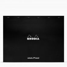 Rhodia : No.38 Basics Dot Pad : Black Cover : 80 Sheets : 31.8x42cm