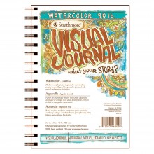 Strathmore : Visual Journal : Watercolor Paper Pad : 5.5x8in : 34 Sheets : Not