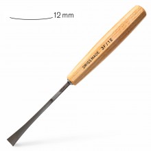 Pfeil : Mallet Handle Woodcut Tool : Fishtail Gouge : 3F 12mm