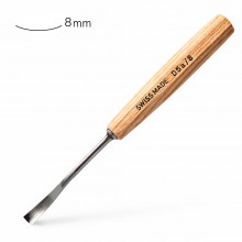Pfeil : Mallet Handle Woodcut Tool : Spoon Chisel : D5a/8 8mm