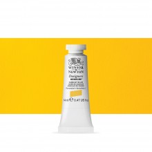 Winsor & Newton : Designer Gouache Paint : 14ml : Cadmium Yellow