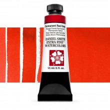 Daniel Smith : Watercolor Paint : 15ml : Permanent Red Deep : Series 1