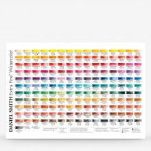 Daniel Smith : Watercolor Paint : Printed Color Chart