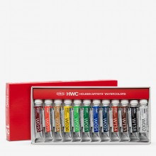 Holbein : Artists' Watercolour Paint : 5ml : Set of 12 (W401)