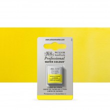 Winsor & Newton : Professional Watercolor : Half Pan : Cadmium Lemon