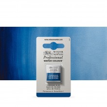 Winsor & Newton : Professional Watercolor : Half Pan : Prussian Blue
