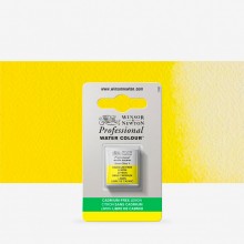 Winsor & Newton : Professional Watercolor : Half Pan : Cadmium-Free Lemon