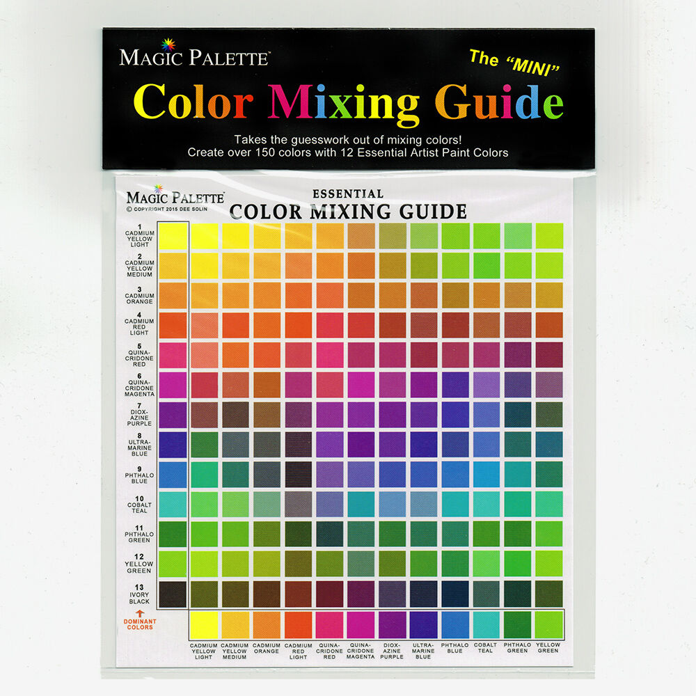 Magic Palette : Mini Essential Color Mixing Guide | Jackson's Art