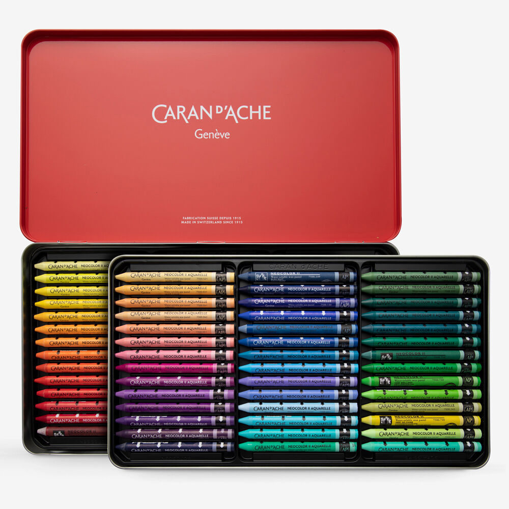 画材 CARAN D'ACHE 84 NEOCOLOR II Pastels Caran d'Ache Neocolor II Water-soluble Artists' Pastels
