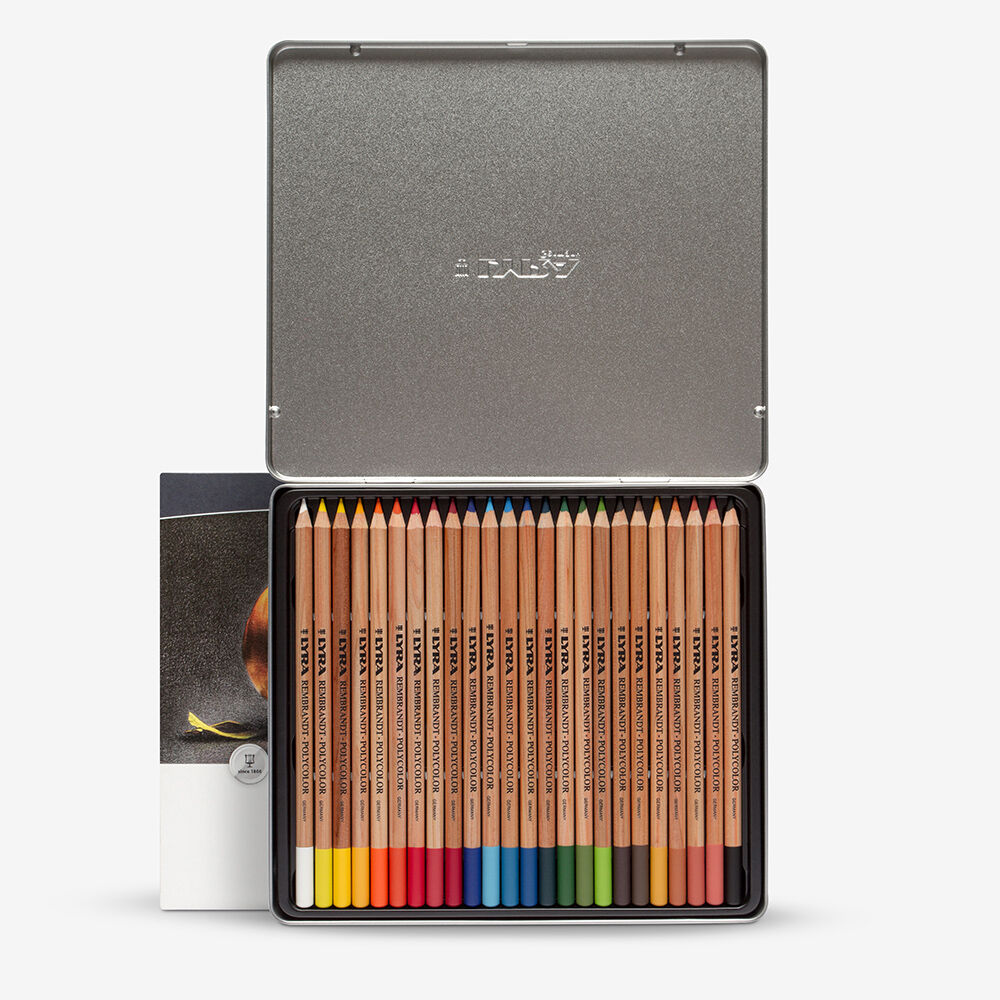 LYRA REMBRANDT-POLYCOLOR色鉛筆セット スケッチブック付き Lyra Rembrandt Polycolor Premium Oil-Based Colored Pencil