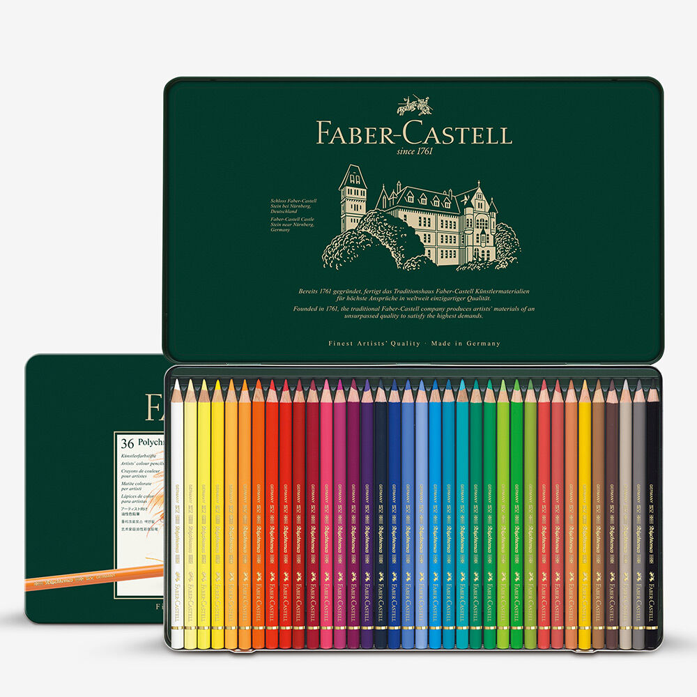 色鉛筆　Fabre- Castell Polychromes Amazon.com: Faber-Castell Polychromos 36 Pencil Studio Set