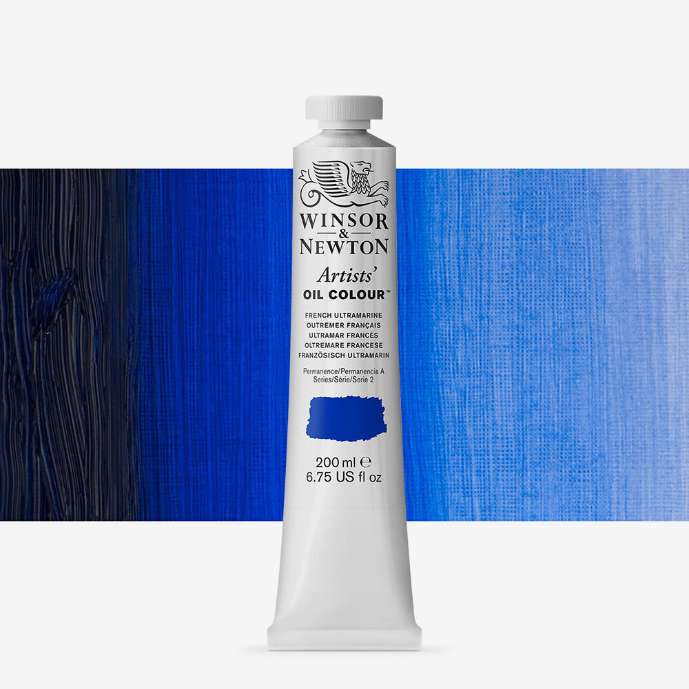 good blue(FRANCOIS) 原画 油彩 oil painting Winsor & Newton