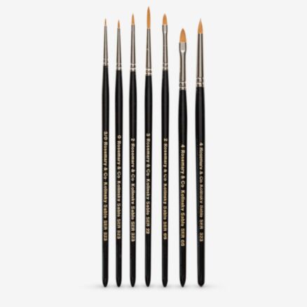 Roseary & Co Oil And Acrylic Paint Brush Set, 10 Pieces, Synthetic - View #7