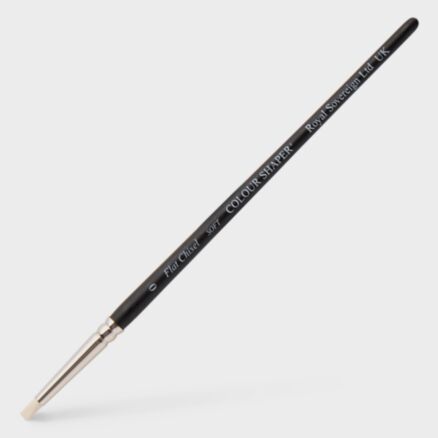 Soft Ivory Art Tool Colour Shaper Angle Chisel Brush - Soft Ivory - View #11