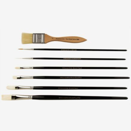 Roseary & Co Oil And Acrylic Paint Brush Set, 10 Pieces, Synthetic - View #5