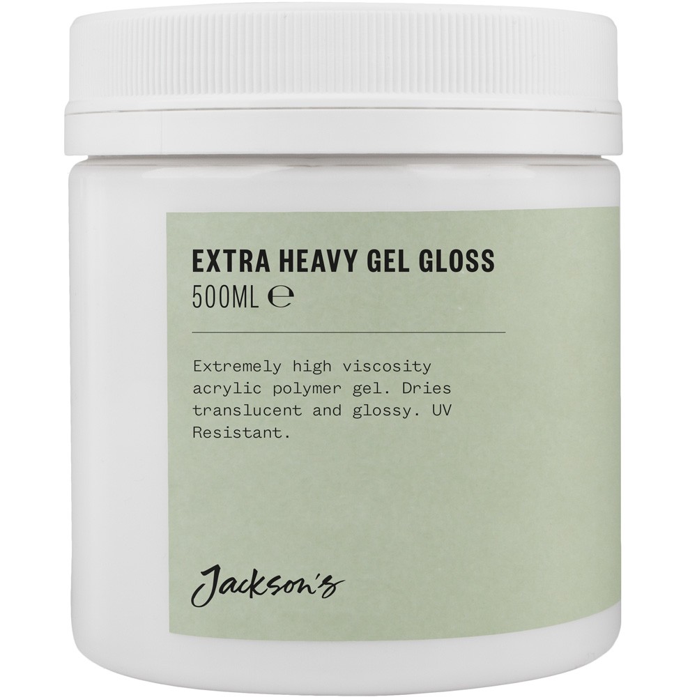 Jackson's : Acrylic Extra Heavy Gel Gloss Medium : 500ml