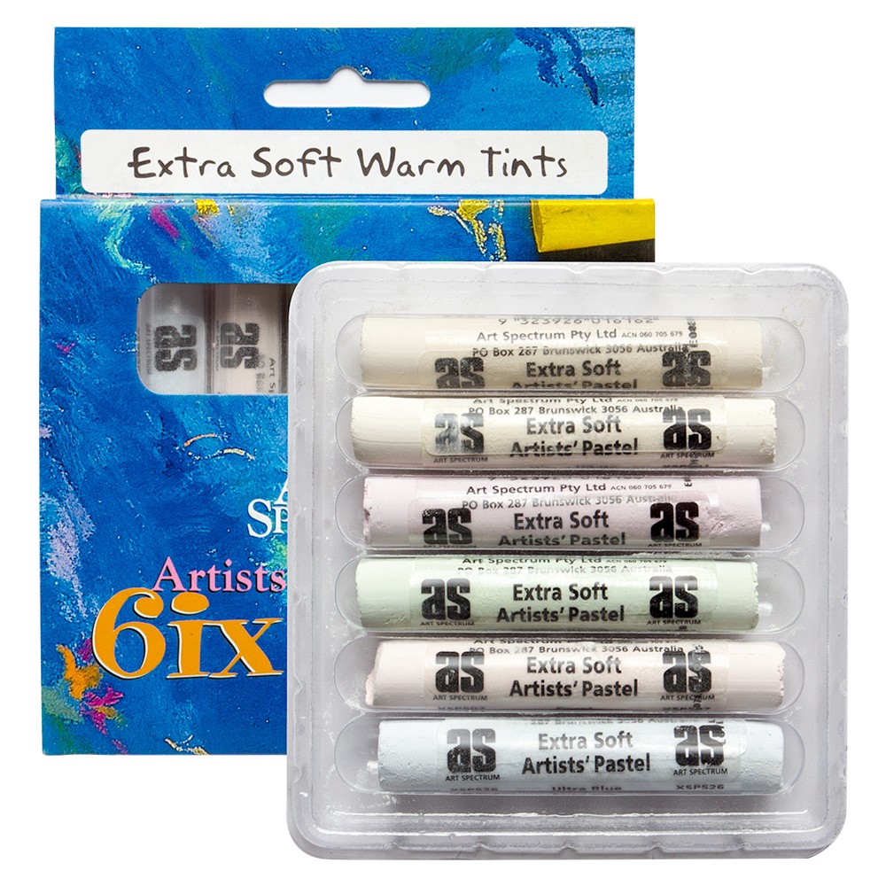 Art Spectrum : Extra Soft Pastel : Set of 6 : Warm Tints