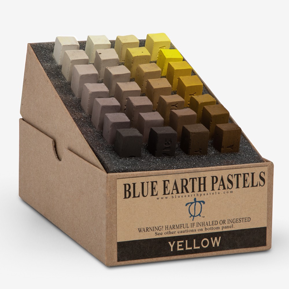 Blue Earth : Soft Pastel : 28 Stick Box Set : Yellow