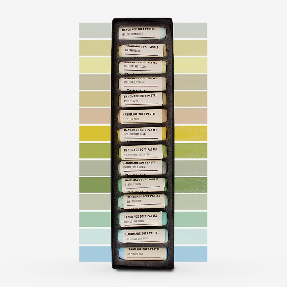 Jackson's : Handmade Soft Pastel : 14 Colours : Set 7