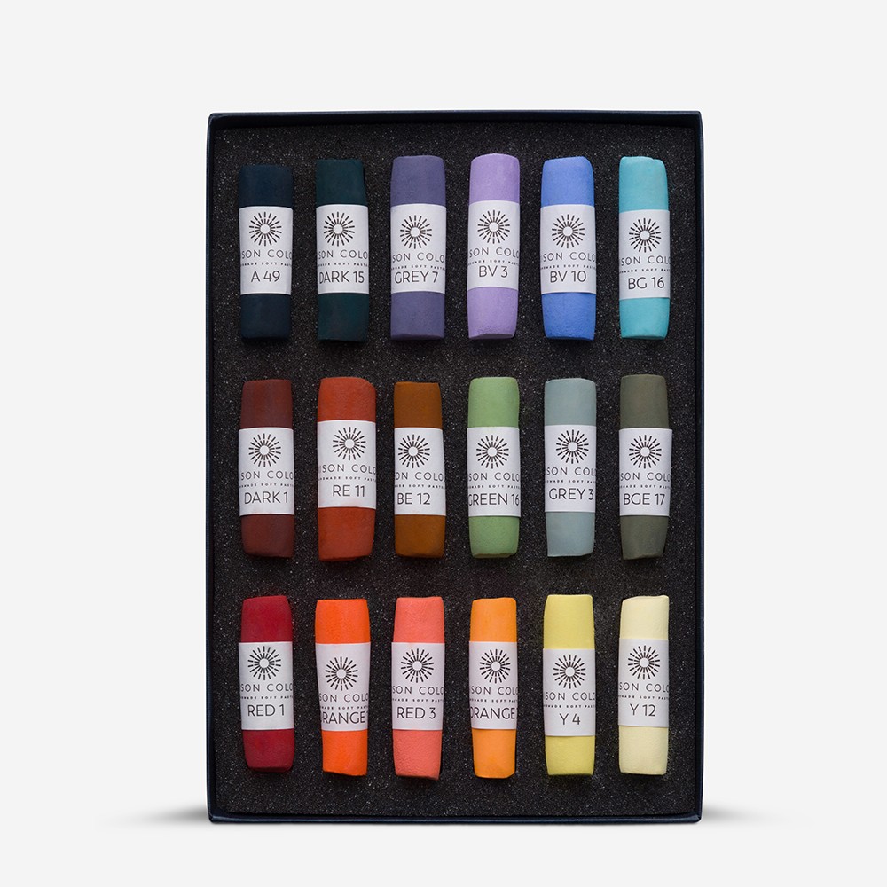 Unison Colour : Soft Pastel : Les Darlow Landscape Set of 18