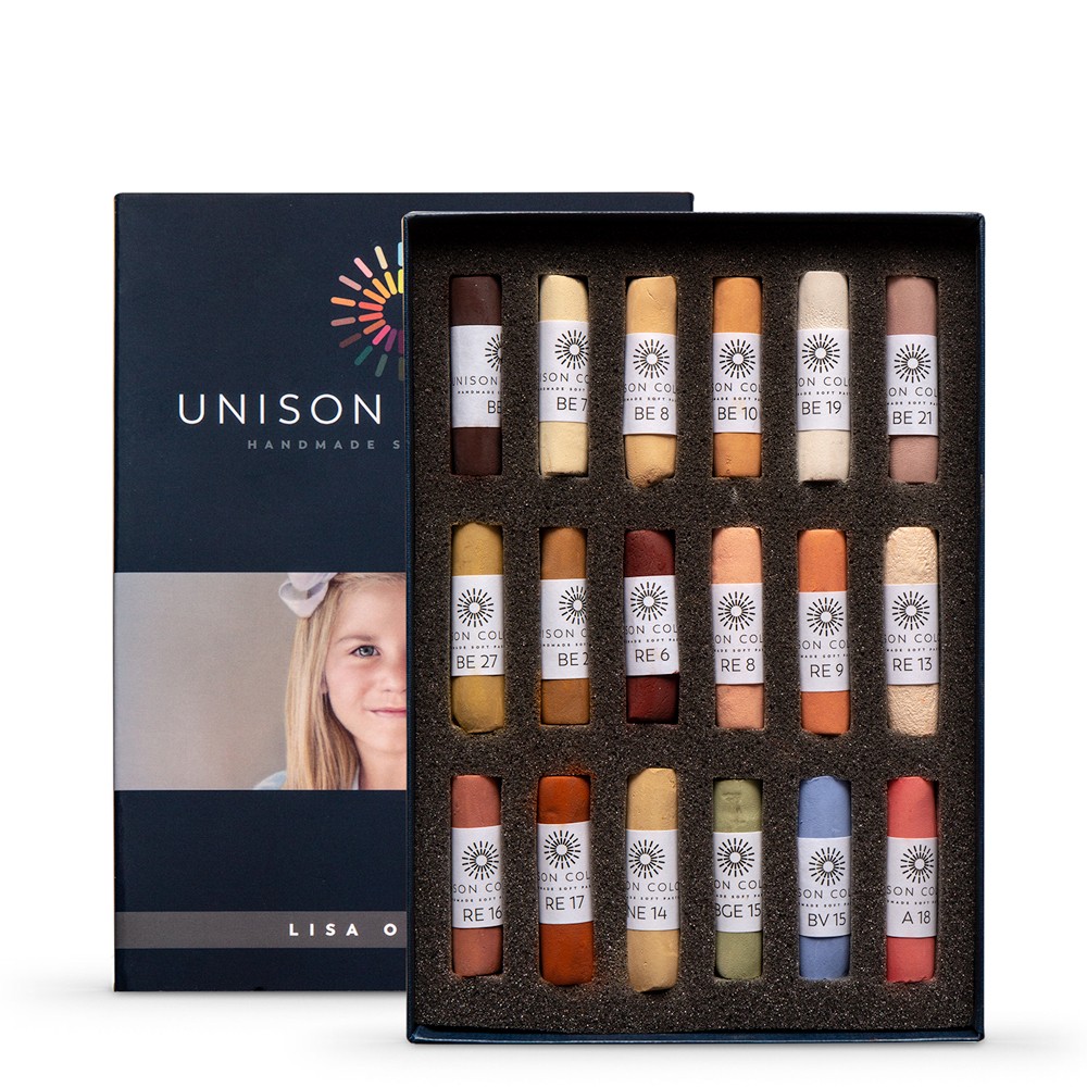Unison Colour : Soft Pastel : Lisa Ober (Portrait) Set of 18