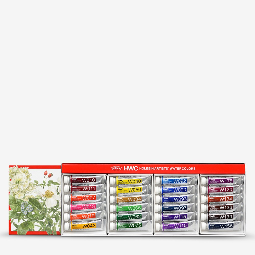 Holbein : Artists' Watercolour : Botanical : 5ml : Set of 24