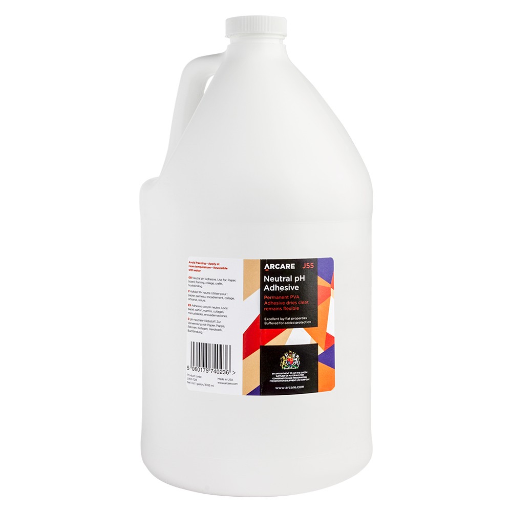 White Neutral PH PVA Adhesive : 1 Gallon