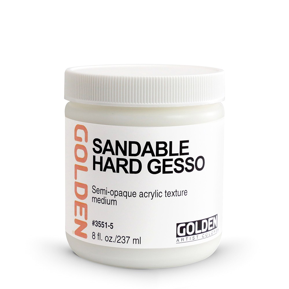 Golden : Sandable Hard Gesso : 237ml (8oz)