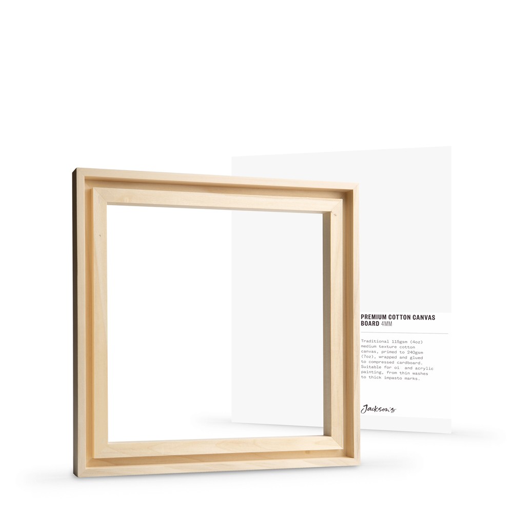 Jackson's : Ready-Made Lime Wood Frame for Panels 6x8in : 7mm Rebate : 9mm Face