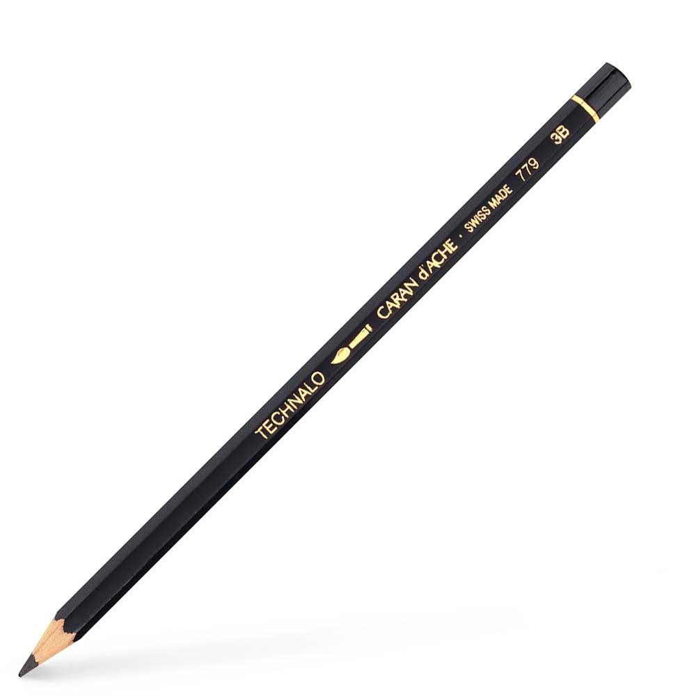 Caran d'Ache : Technalo : Watersoluble Graphite Pencil : 3B