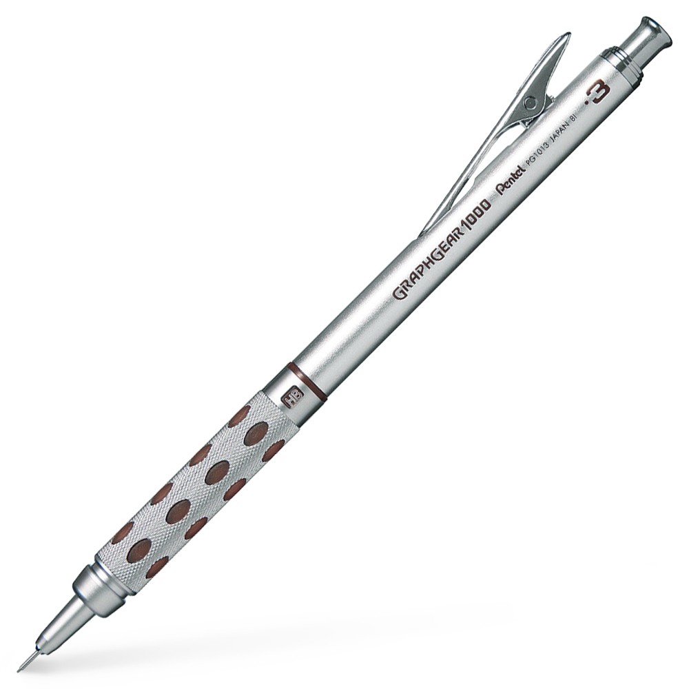Pentel : GraphGear 1000 : Mechanical Clutch Pencil : 0.3mm