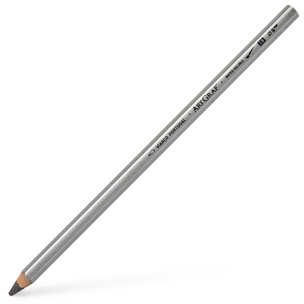 Viarco : ArtGraf : Watersoluble Pencil : 5mm : Dark Grey : 2B