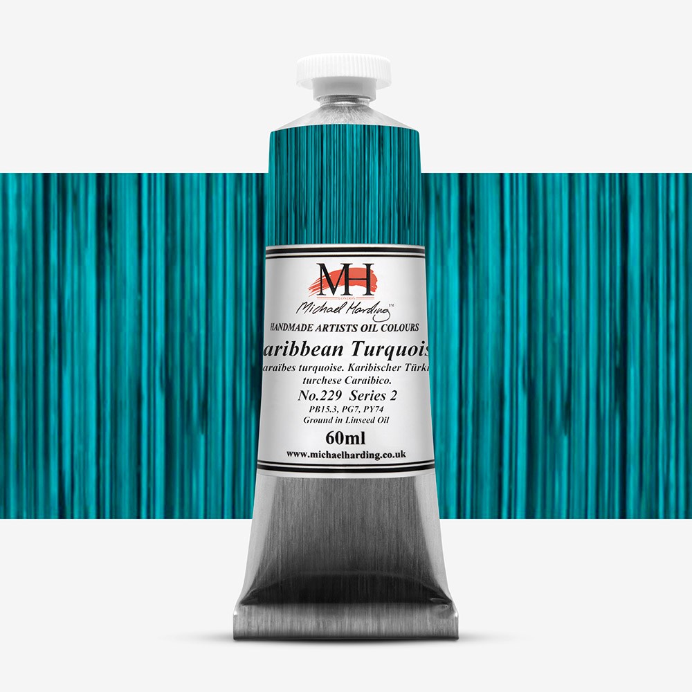 Michael Harding : Oil Paint : 60ml : Caribbean Turquoise