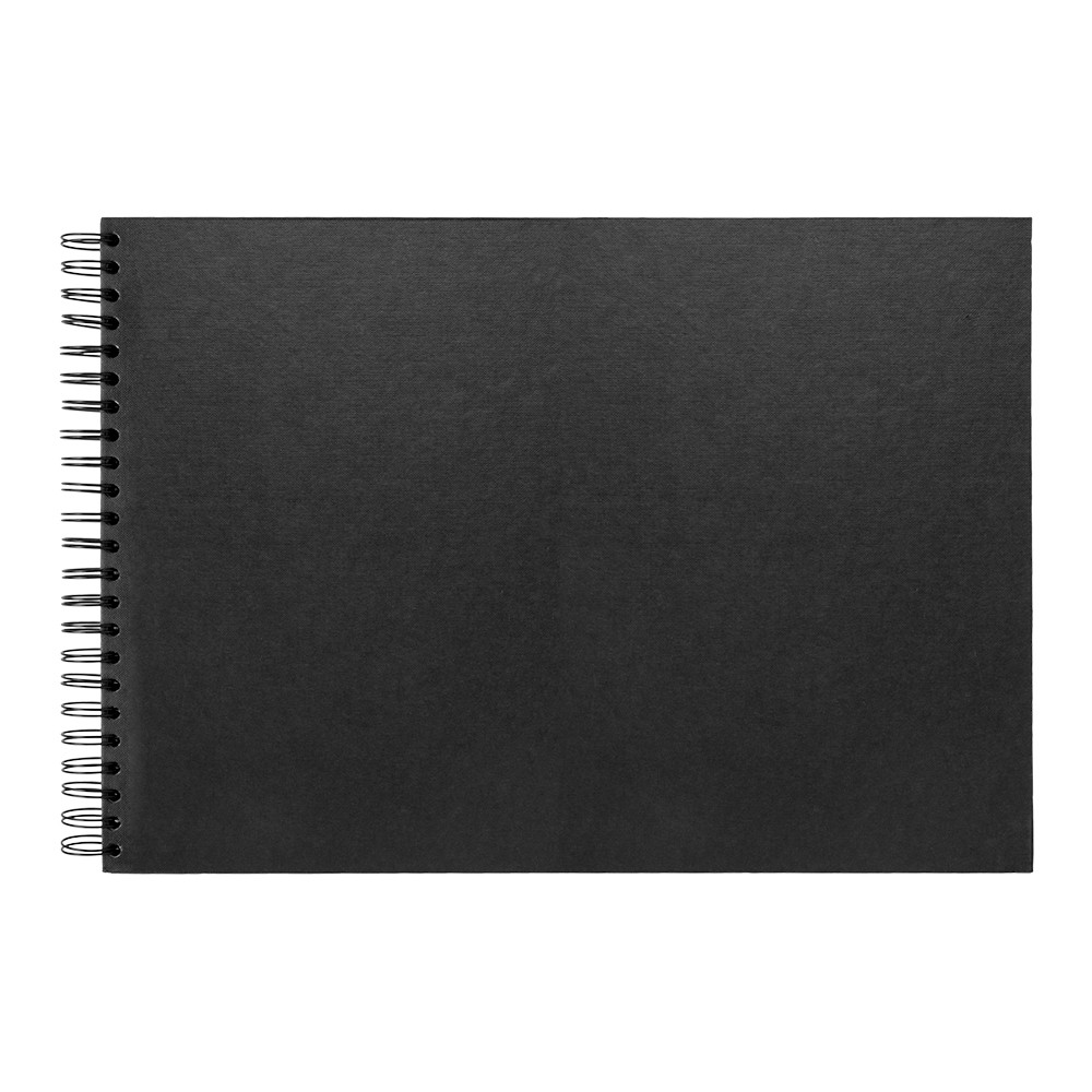 A3 Black Card 220gsm: 40 Blatt: Spiral-Pad mit breiten Rücken