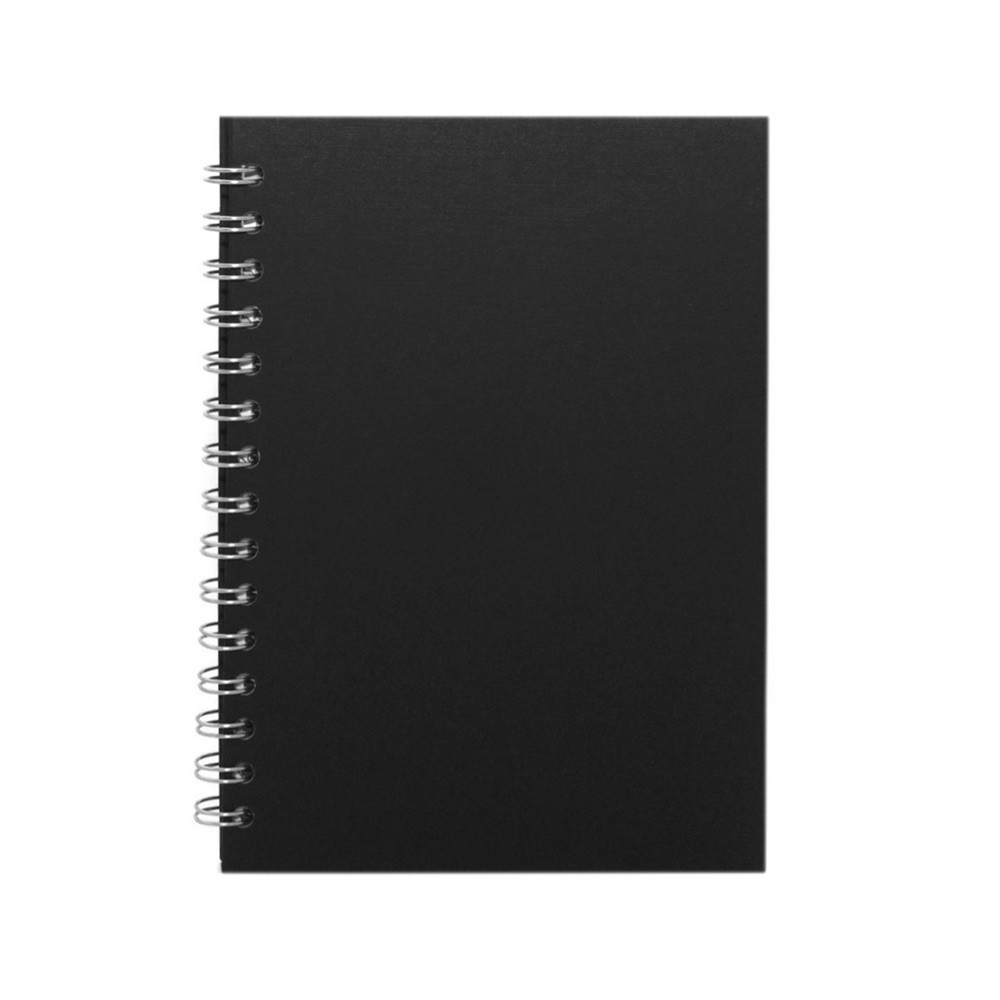 Pink Pig : Sketchbook : 150gsm : A5 : Black Cover : Portrait