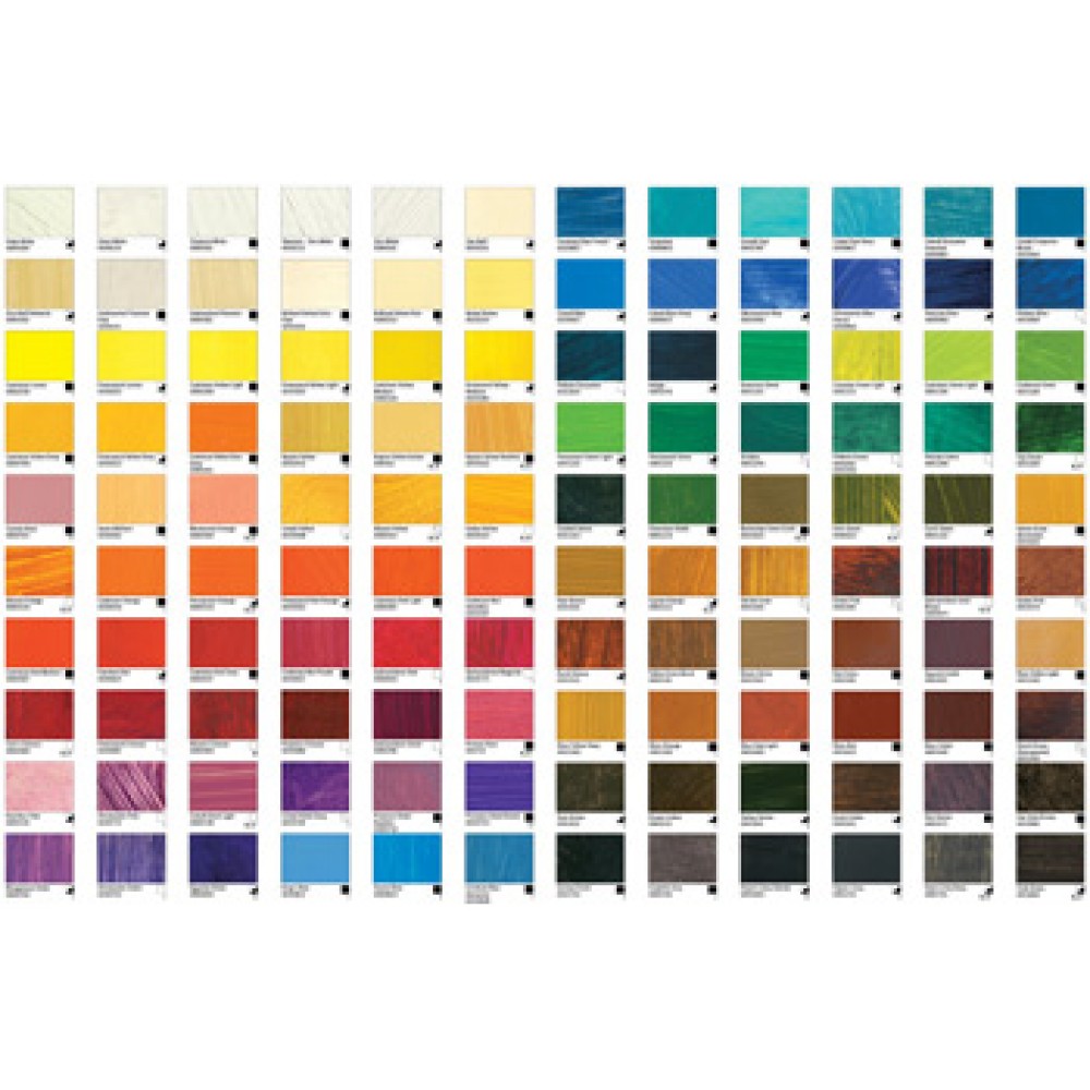 Williamsburg : Oil Paint : Printed Colour Chart