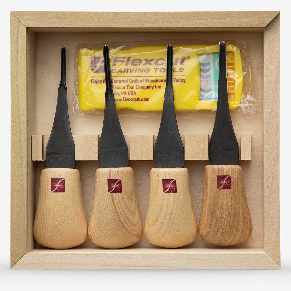 Flexcut #FR310 5-Piece Starter Palm Carving Tool Set