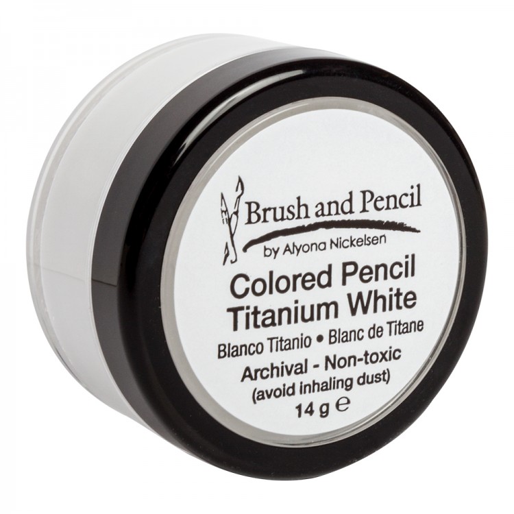 Brush and Pencil : Coloured Pencil Titanium White