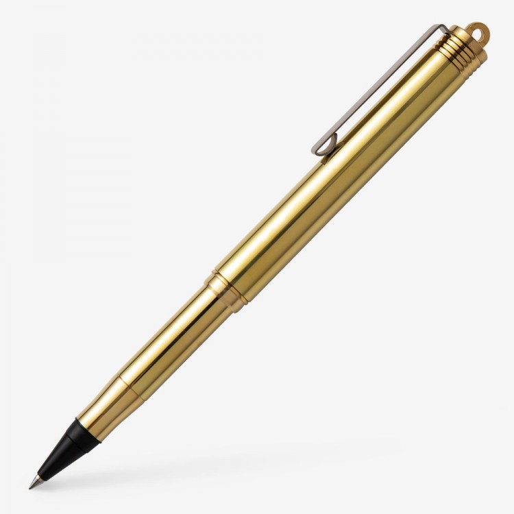 Traveler's Company : Solid Brass Rollerball Pen