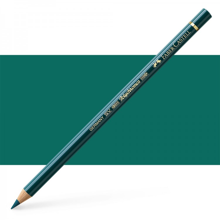 Faber Castell Polychromos Stift - Tiefe Kobalt-grün